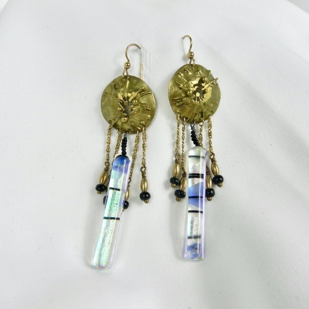 Dangling Boho Dream Catcher Inspired Earrings